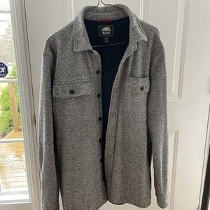 Roots heather gray jacket/sweater